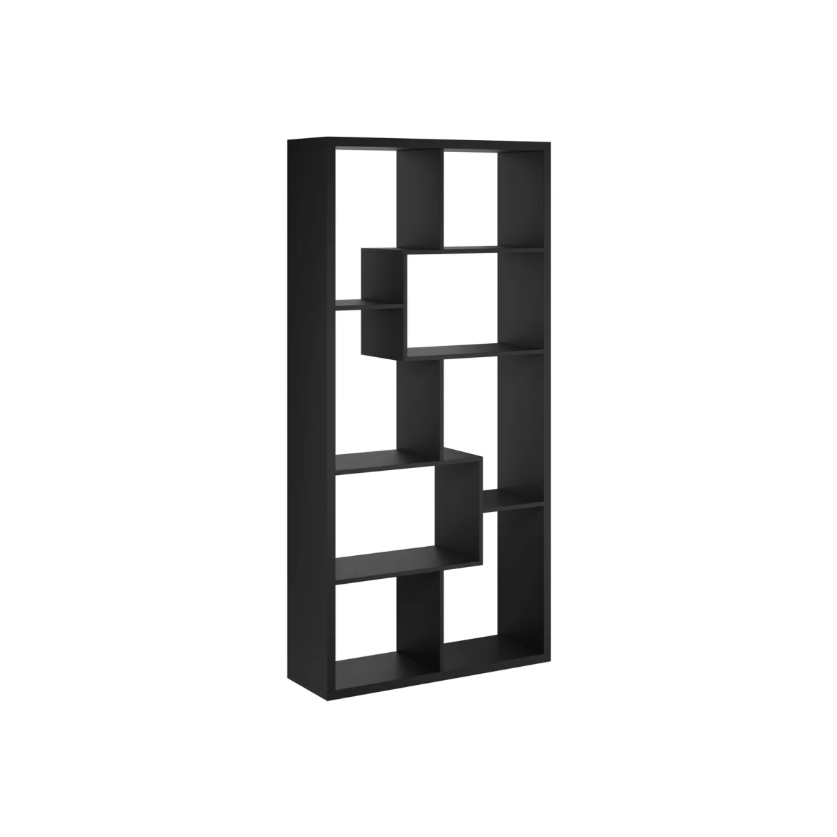 Quebec Wooden Shelving Unit - Black