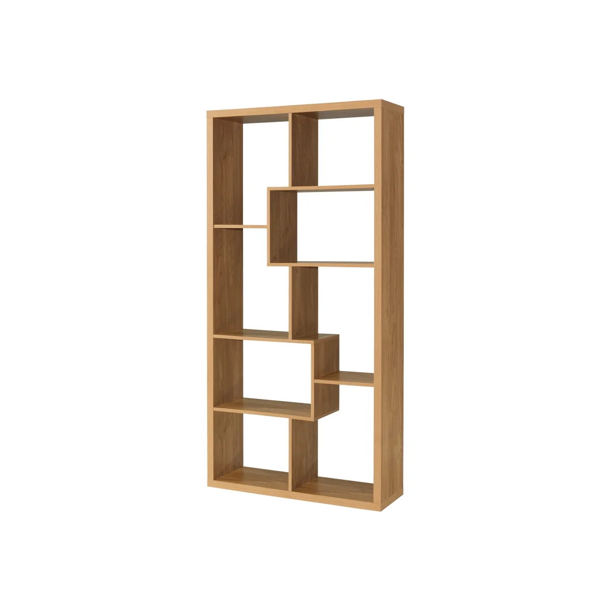 Quebec Wooden Shelving Unit - Oak Effect