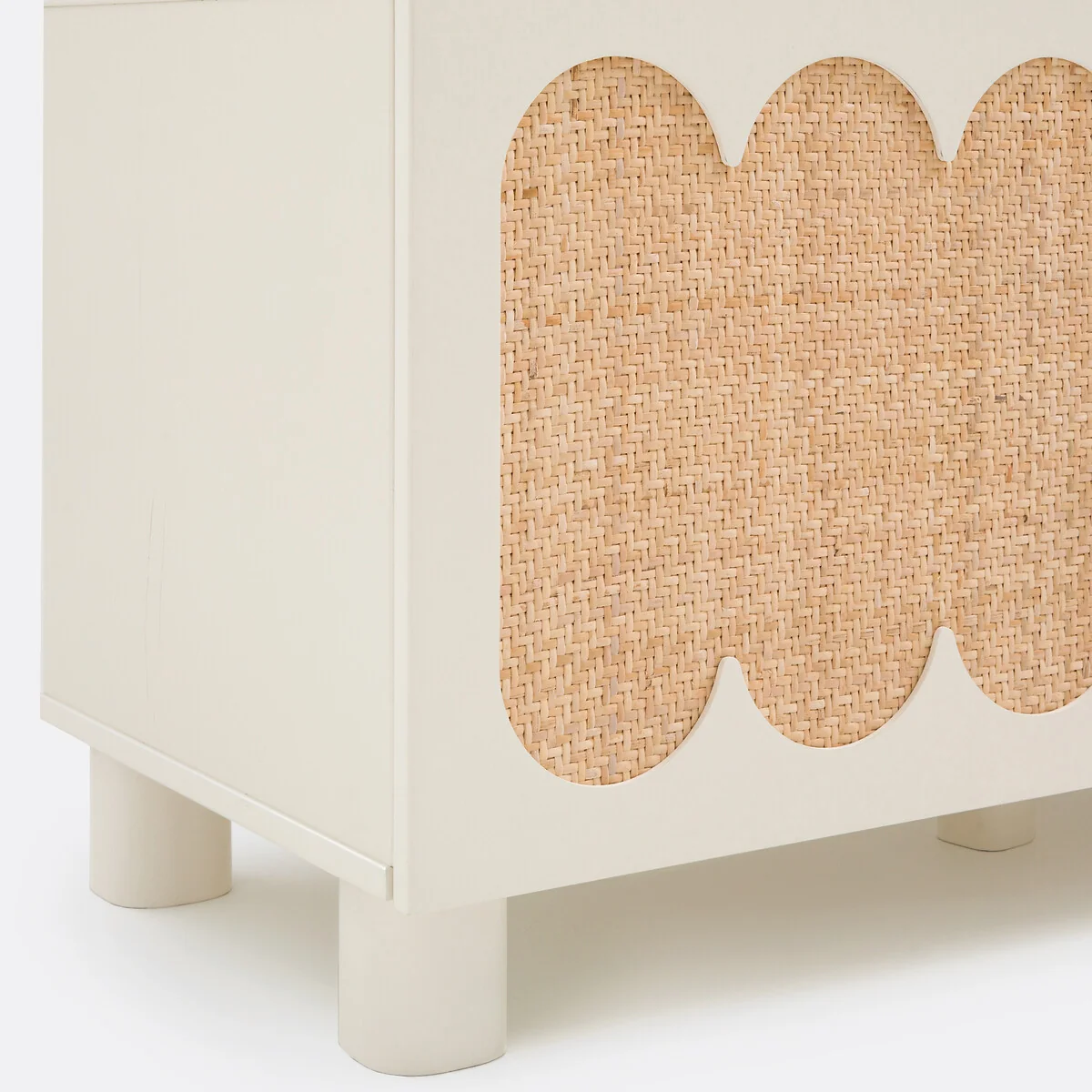 Ptilu Wood and Rattan Bookcase – image 8