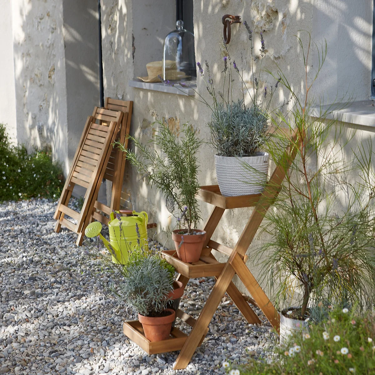 Acacia 3-level Garden Shelving Unit – image 5