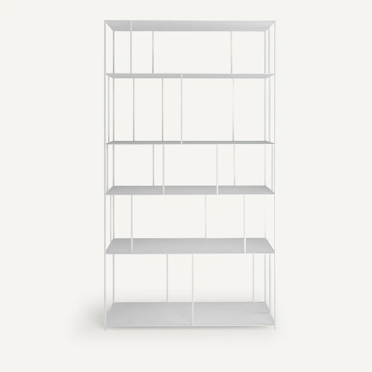 Parallel Wide Metal Bookcase – image 3