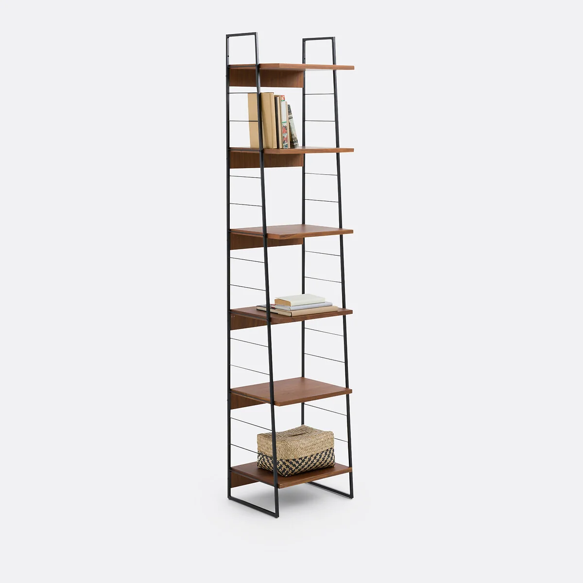 Watford Walnut Veneer Vintage Shelving Unit – image 2