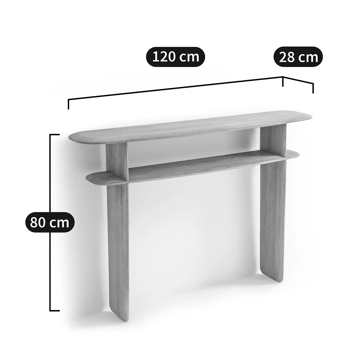 Iloss Solid Oak Wall Shelf – image 7