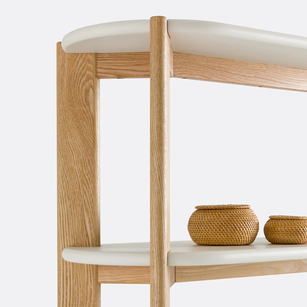 Galet Organically Shaped Ash Bookcase – image 5