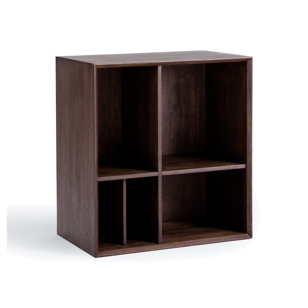 Mikube Walnut Shelving Unit – image 1