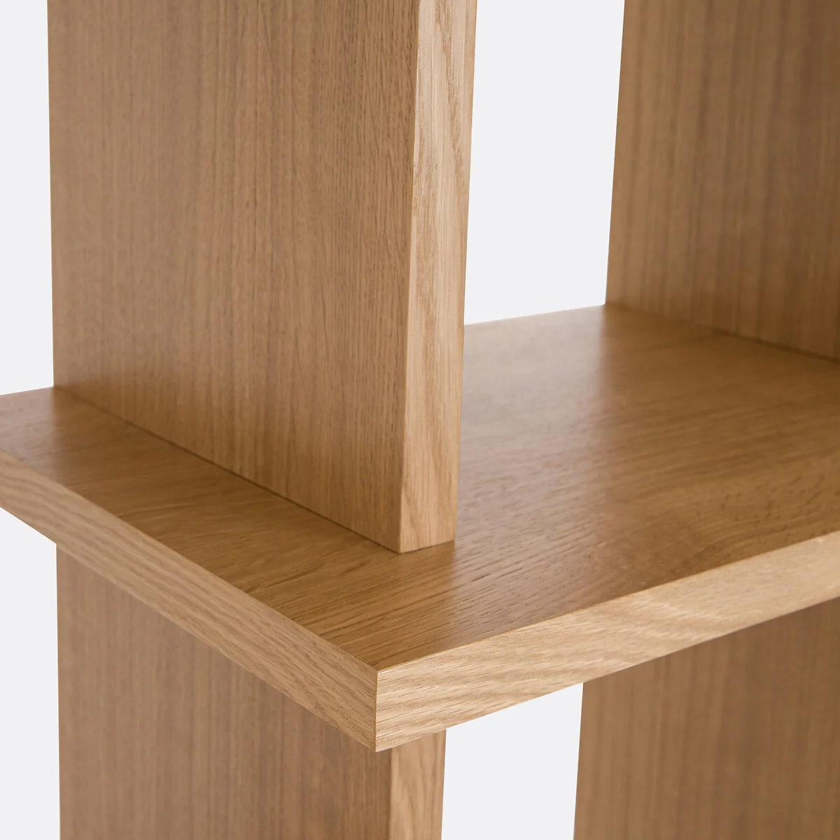 Orga Asymmetric Bookcase in Oak Veneer – image 6