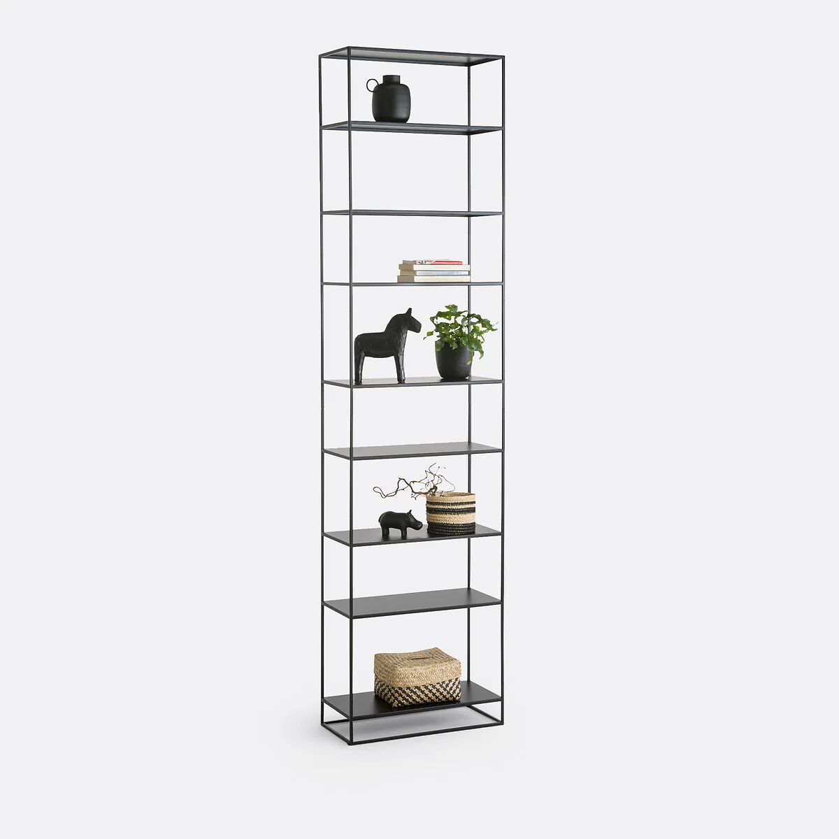 Hiba 240cm Tall Metal Shelving Unit – image 2