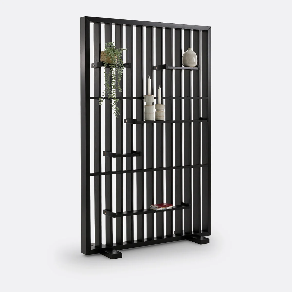 Mineva Solid Pine Divider Shelving Unit – image 2