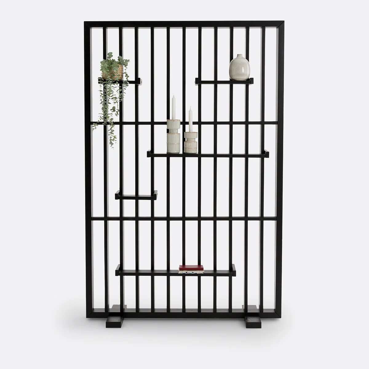 Mineva Solid Pine Divider Shelving Unit – image 4
