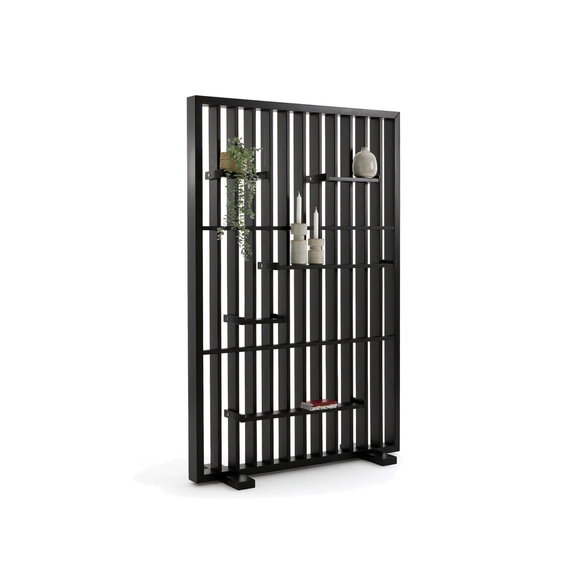 Mineva Solid Pine Divider Shelving Unit – image 1