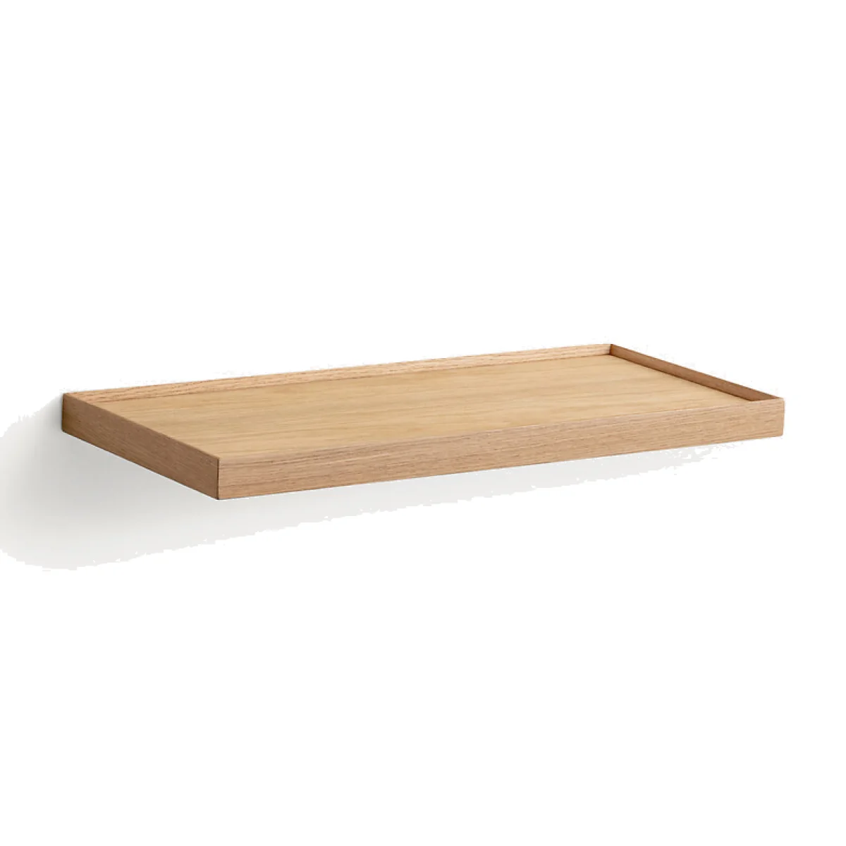 Tidder Oak Veneer Wall Shelf, L60cm – image 1