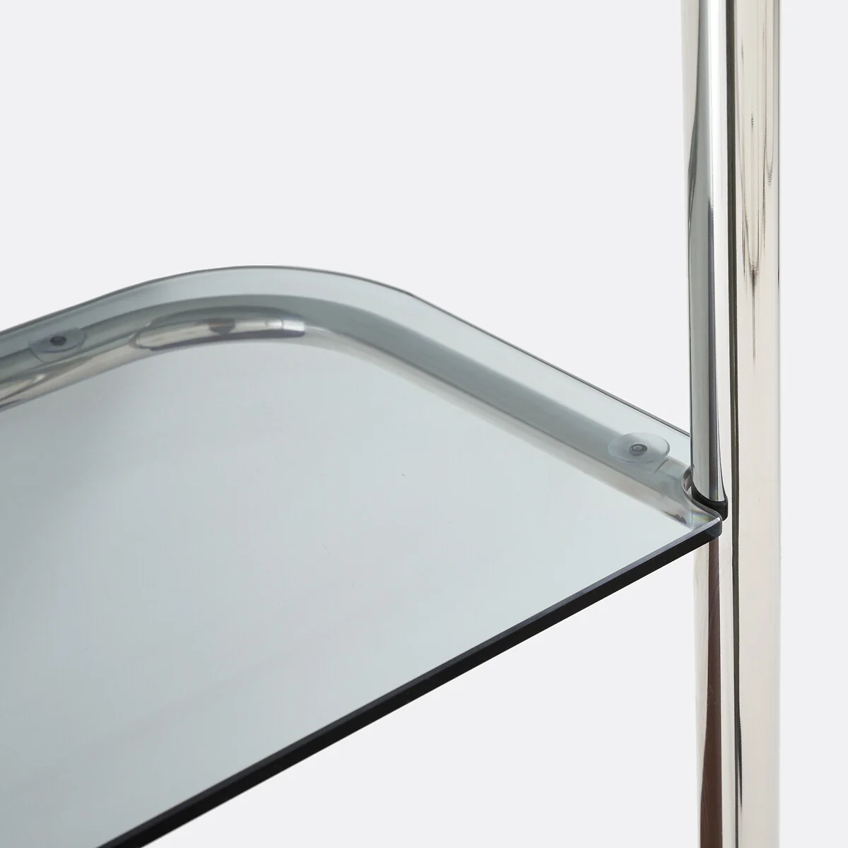 Giorgio Wall-Mounted Chrome-Plated Steel Bookcase with 2-Door Cabinet – image 8