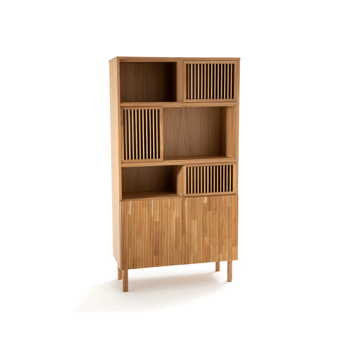 Bilbao Oak Storage Bookcase – image 1