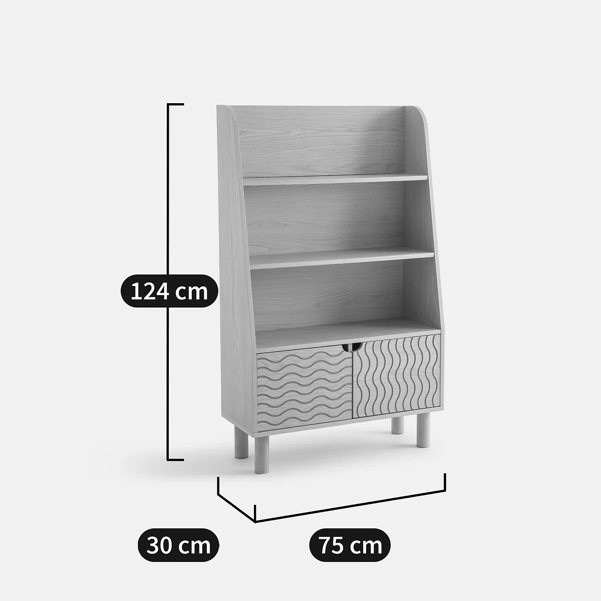 Wave Bookcase / Storage Unit – image 7