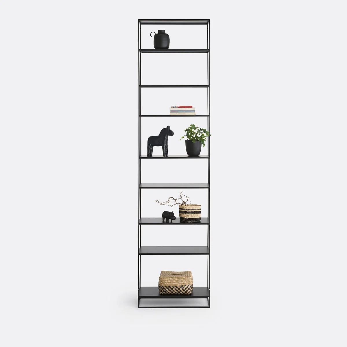 Miva Tall Steel Bookcase, Height 240cm – image 3