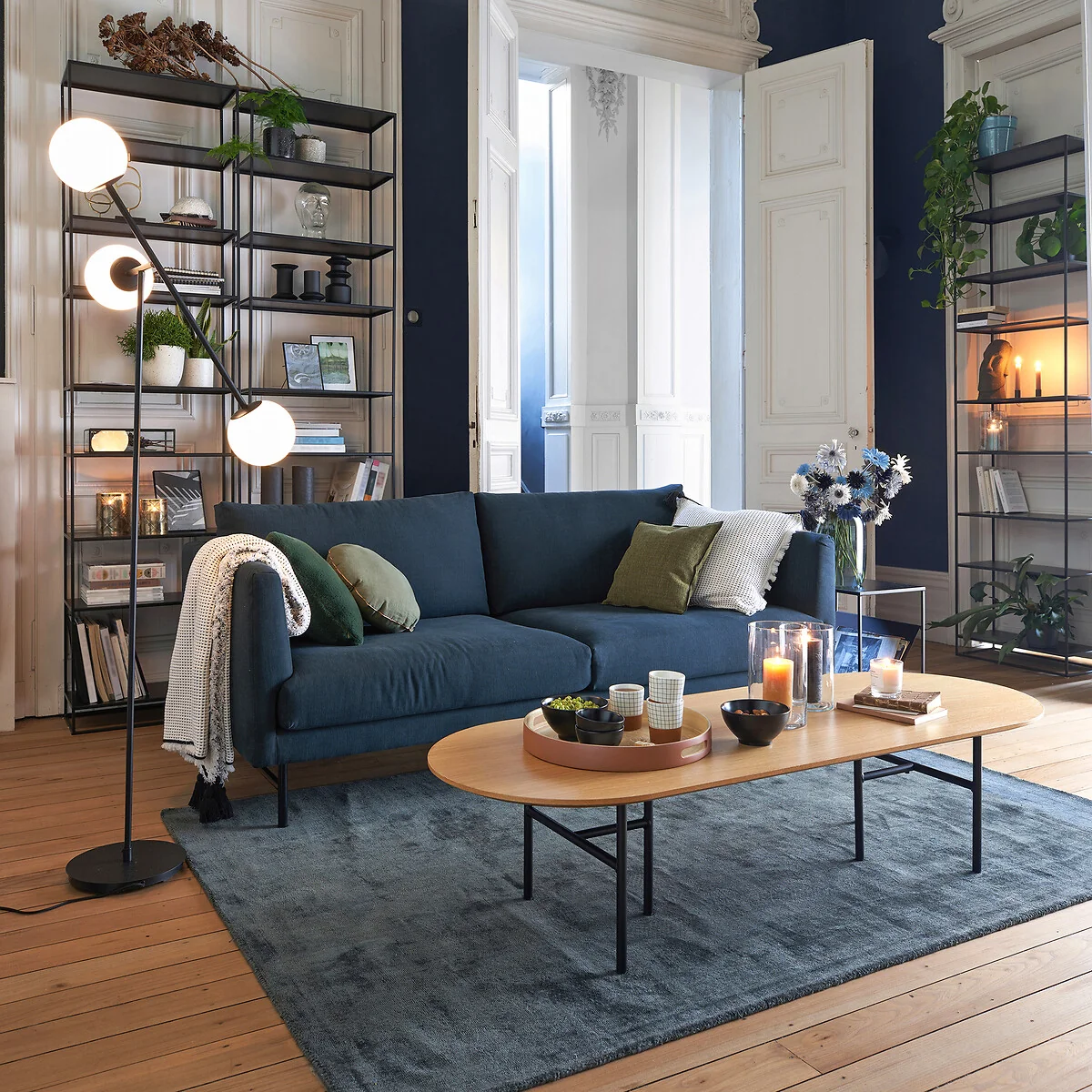 Miva Tall Steel Bookcase, Height 240cm – image 8