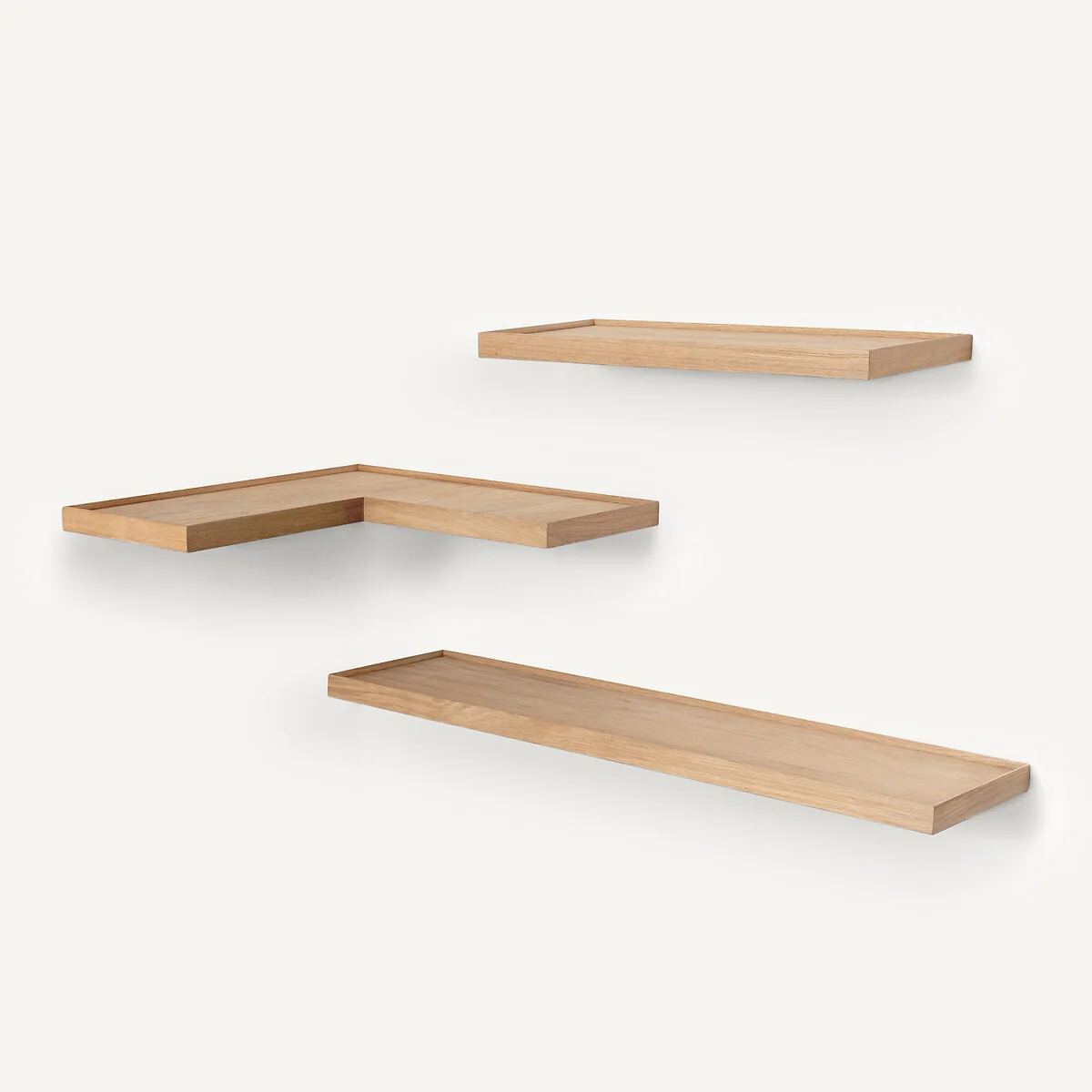 Tidder Corner Wall Shelf in Oak Veneer – image 4