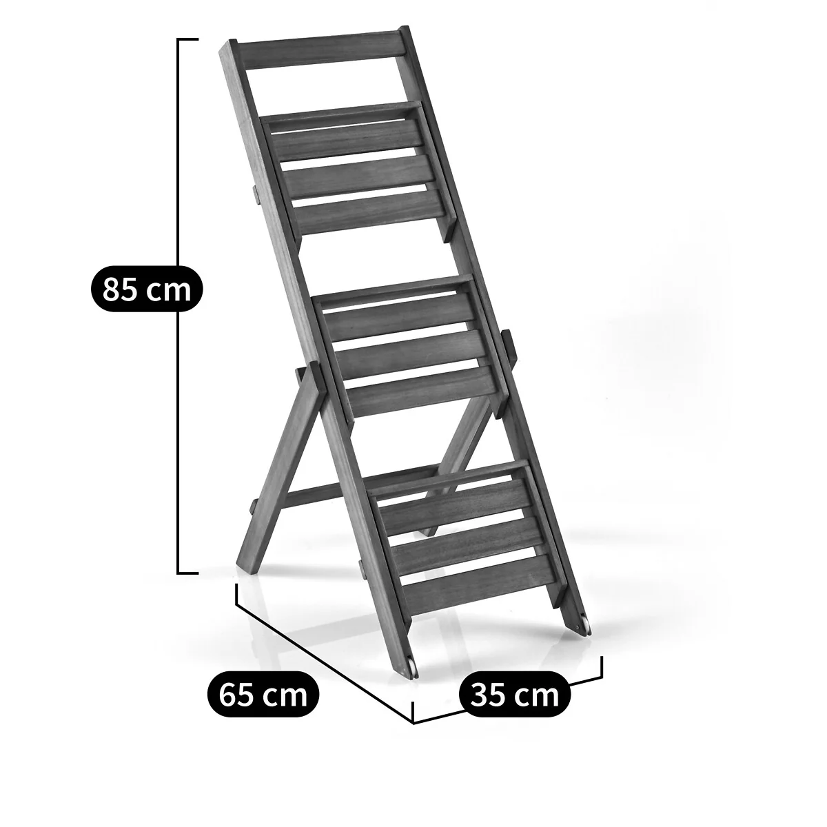 Acacia 3-level Garden Shelving Unit – image 6