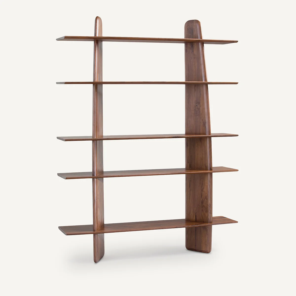 Sculpta Solid Walnut Bookcase – image 2
