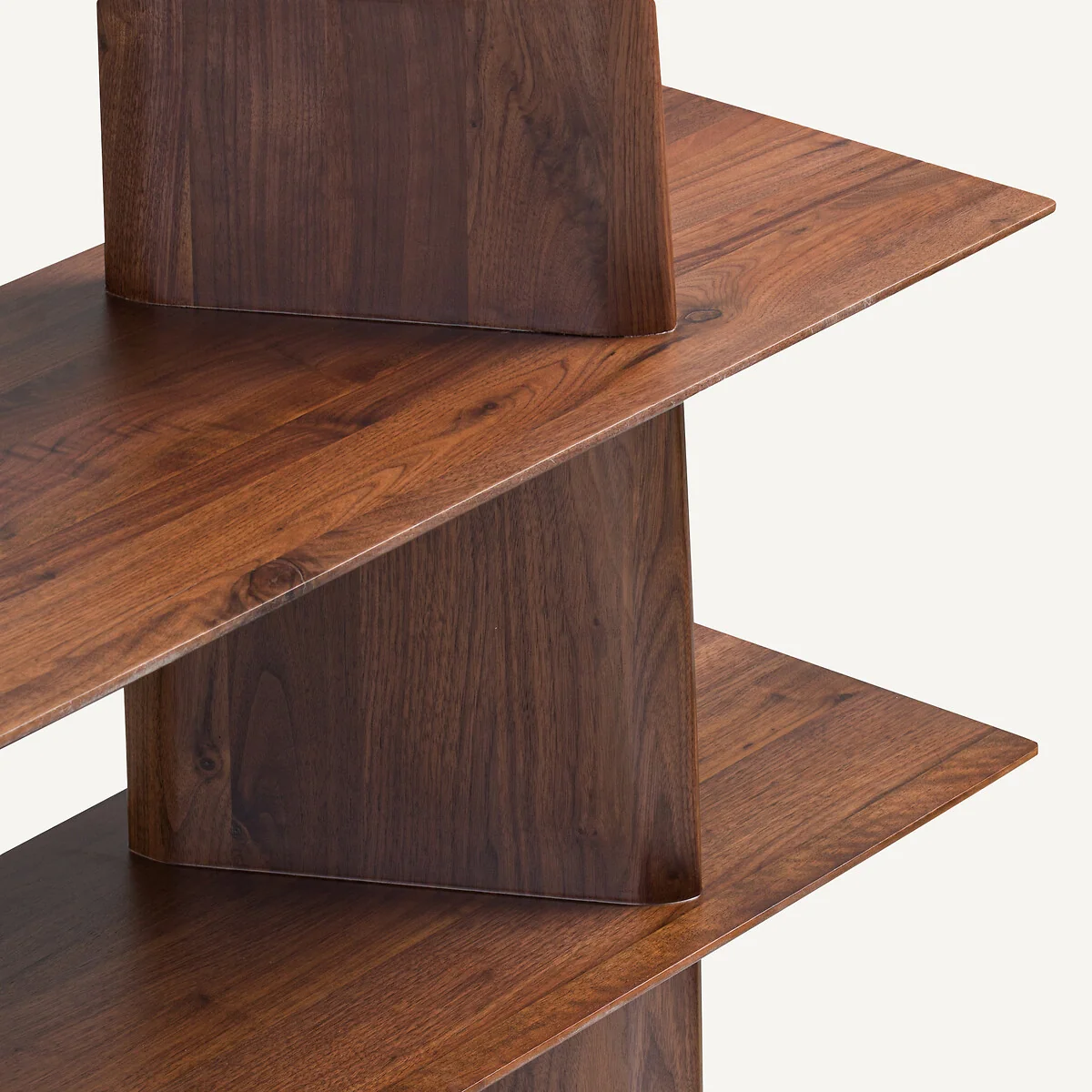 Sculpta Solid Walnut Bookcase – image 5