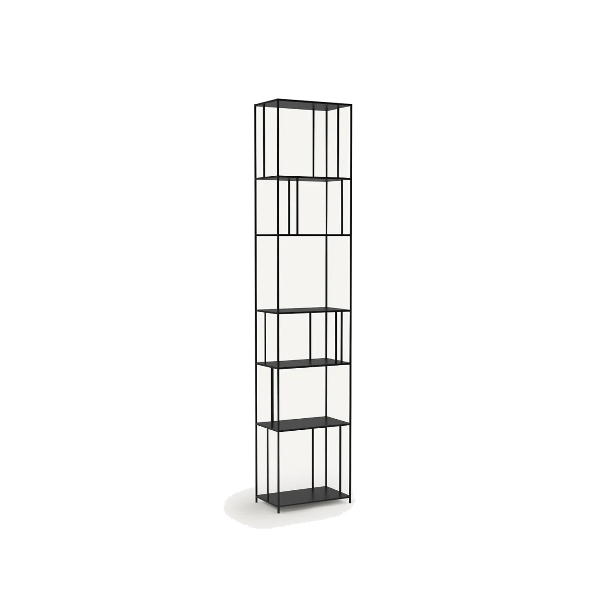 Parallel XL 240cm High Metal Bookcase – image 1