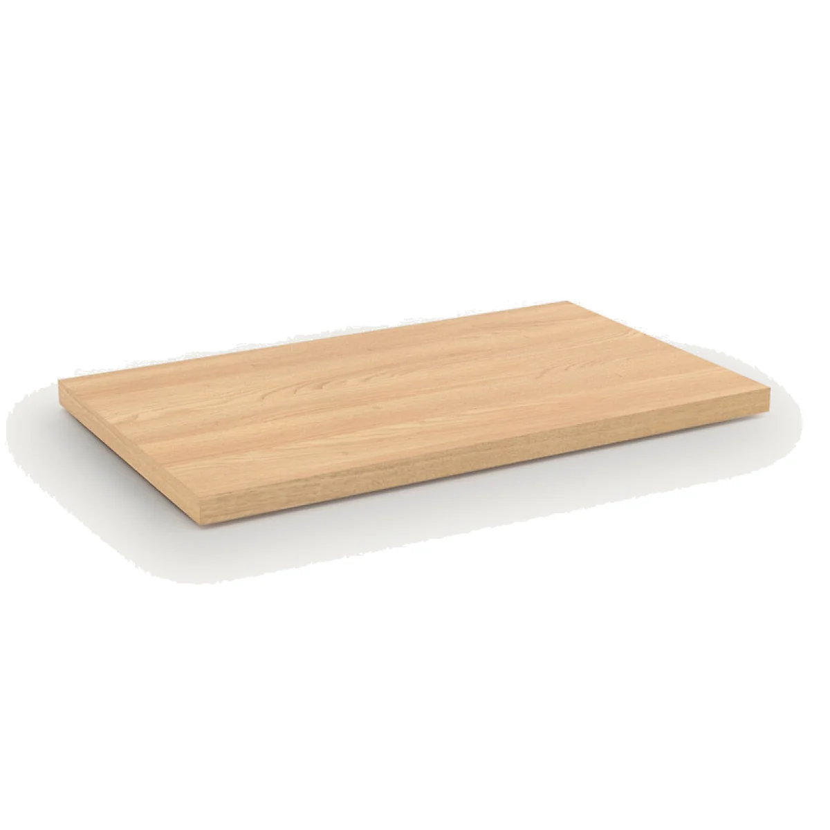 Set of 2 Johanez 60cm Oak Veneer Shelves – image 1