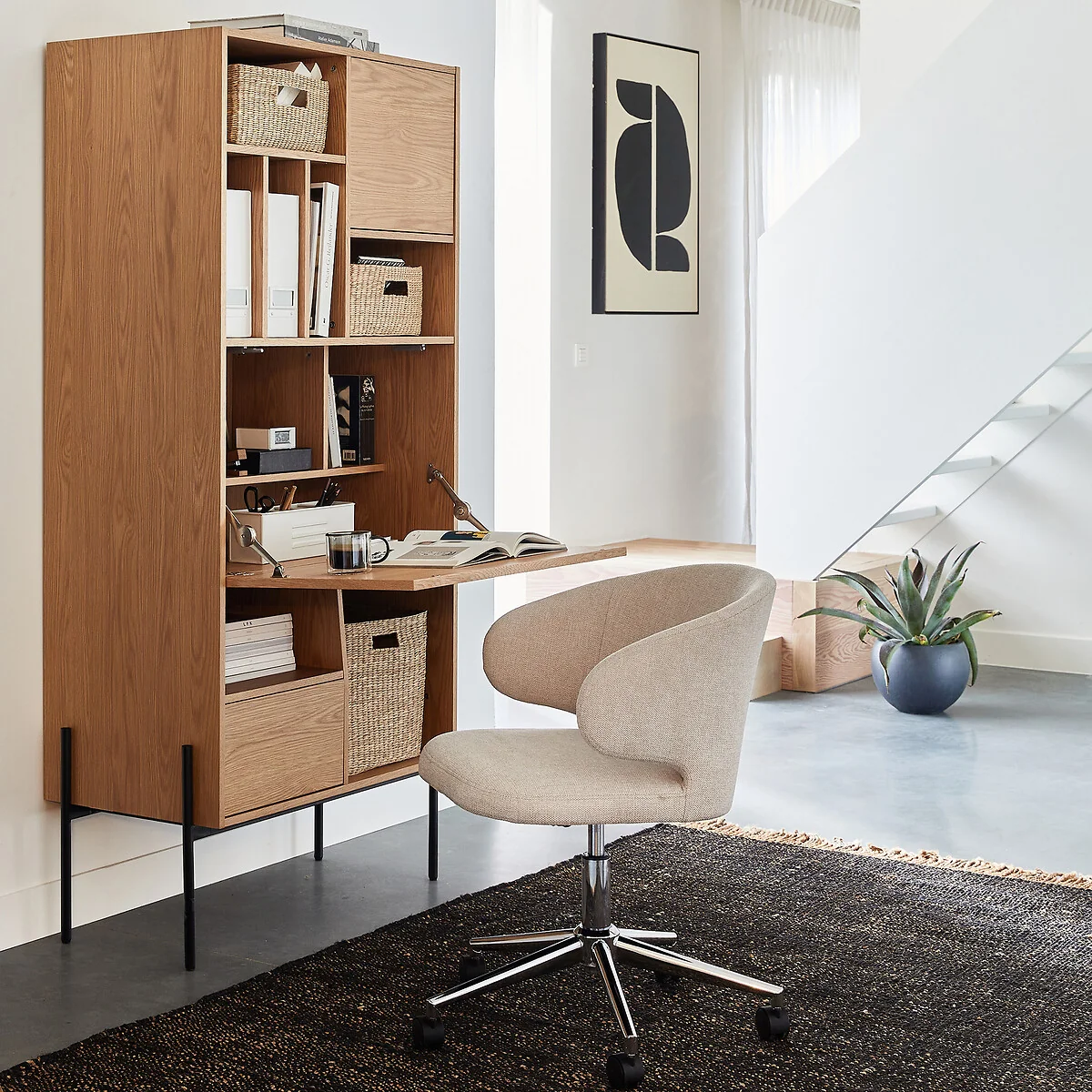 Miha Bookcase with Secretary Desk – image 2