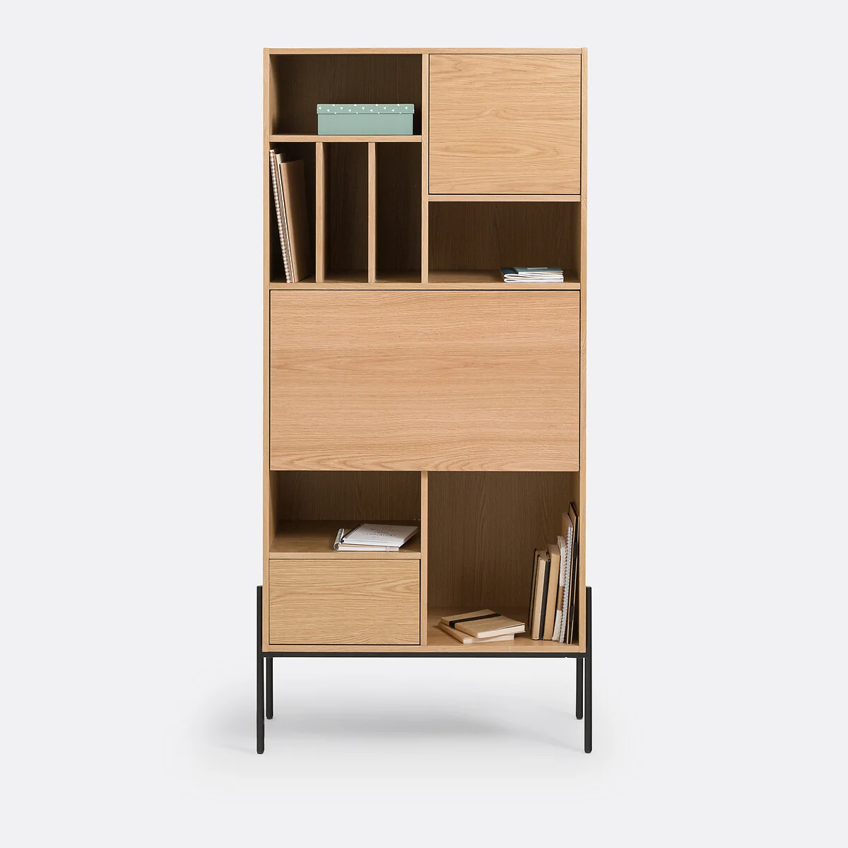 Miha Bookcase with Secretary Desk – image 3