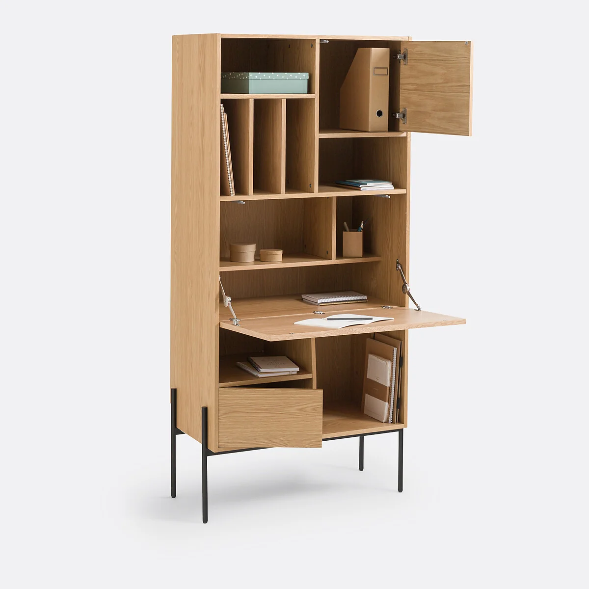 Miha Bookcase with Secretary Desk – image 4