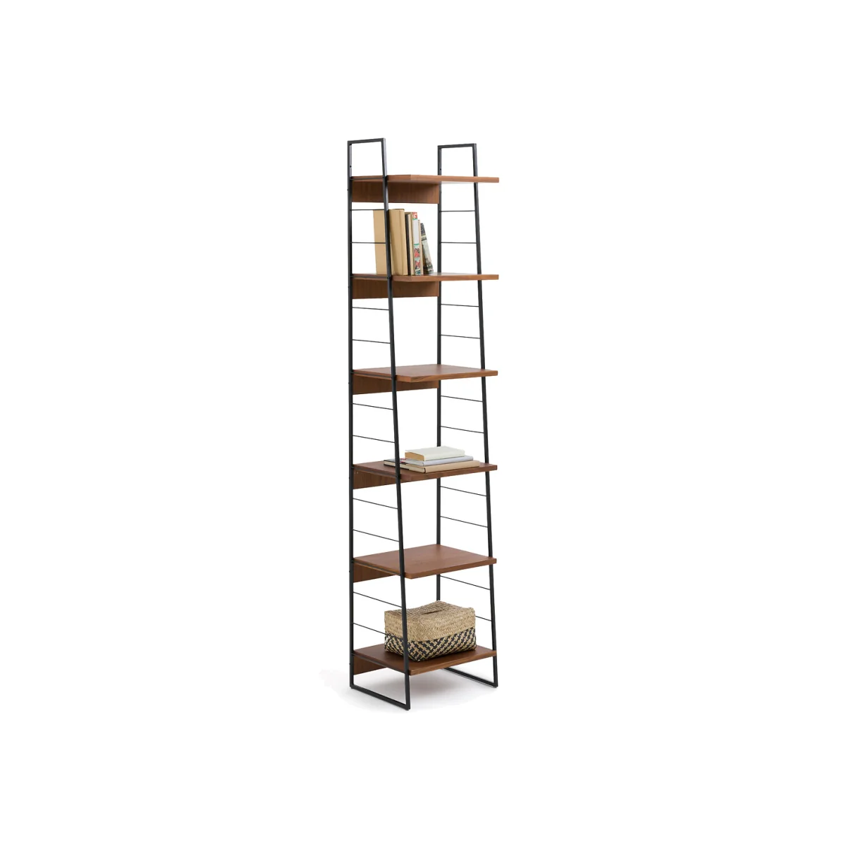 Watford Walnut Veneer Vintage Shelving Unit – image 1
