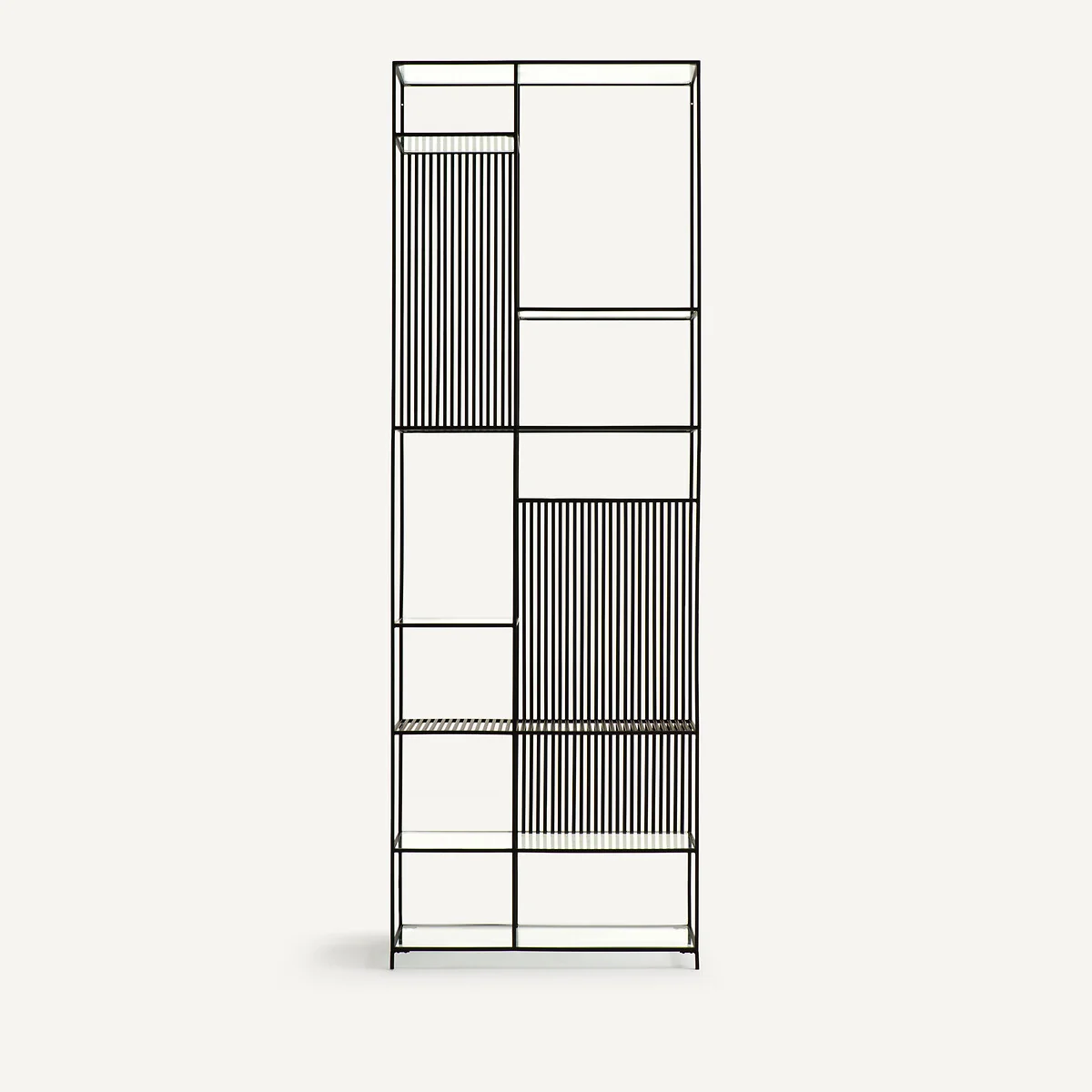 Rectiligne Metal & Glass Bookcase – image 3