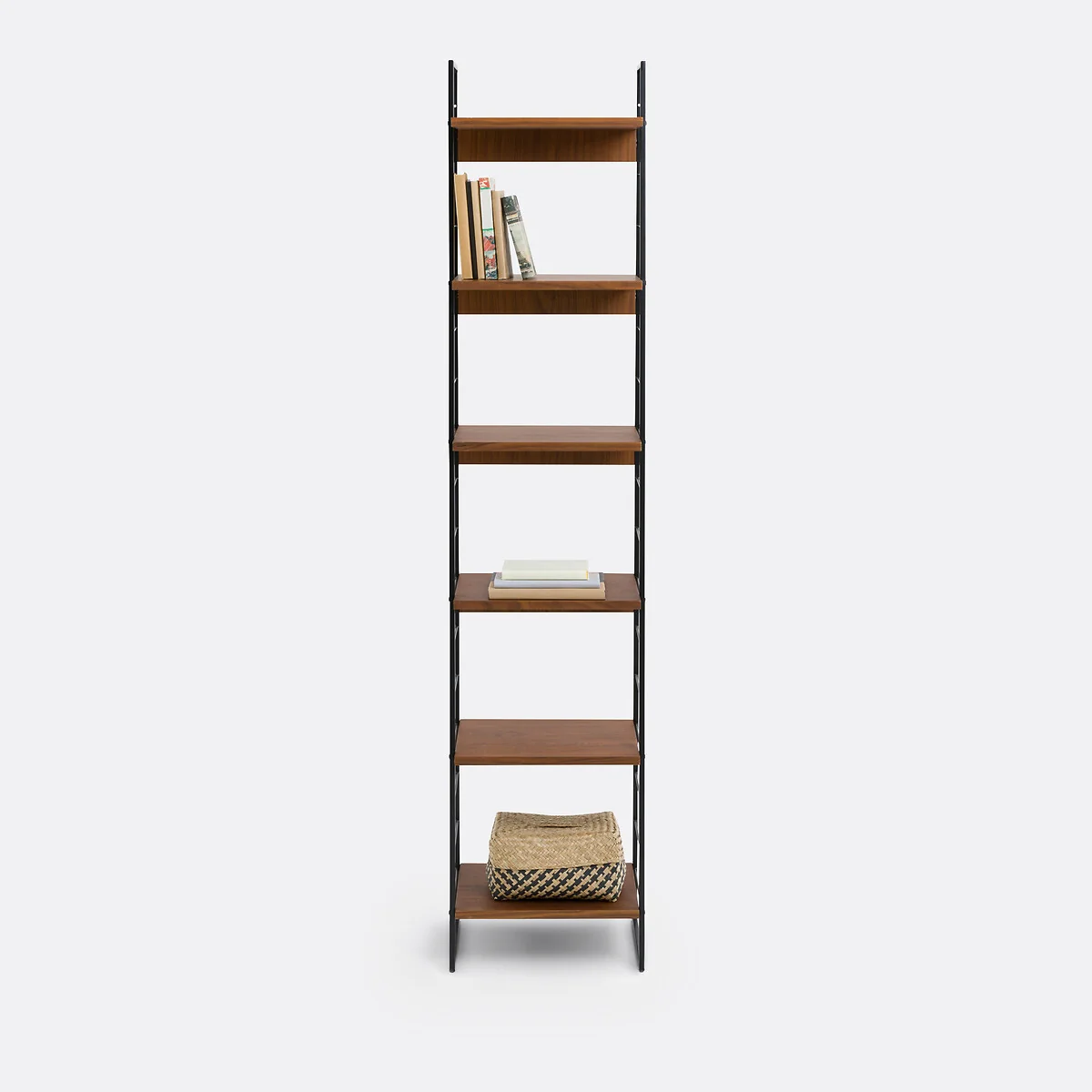 Watford Vintage Bookcase in Walnut Veneer – image 3