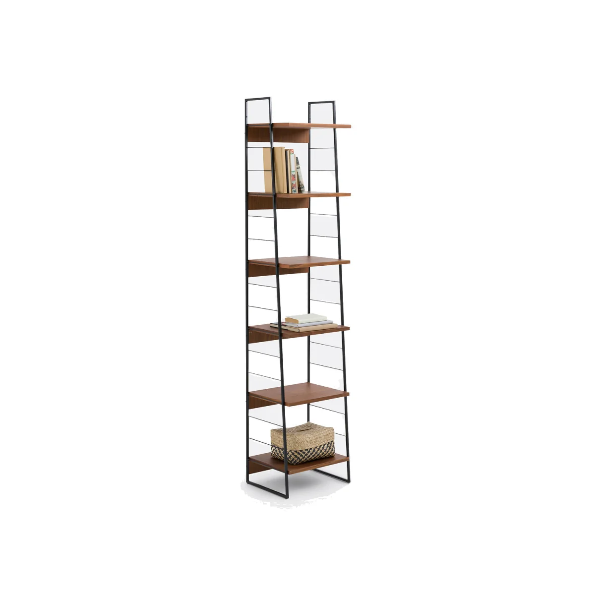 Watford Vintage Bookcase in Walnut Veneer – image 1