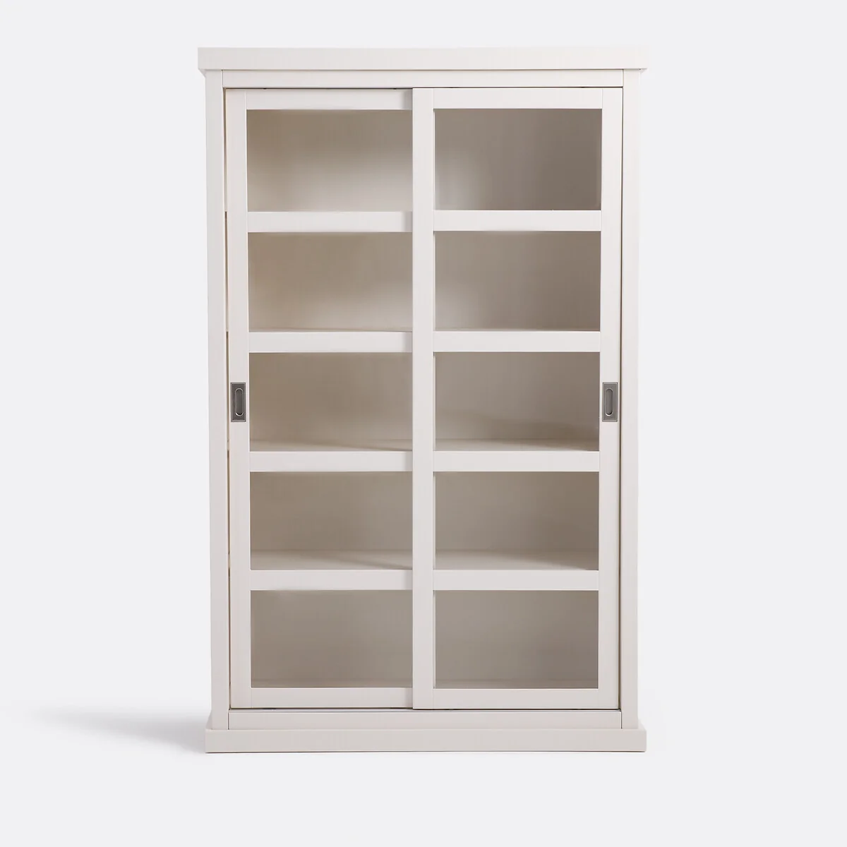 Lunja Sliding Door Double Bookcase – image 3