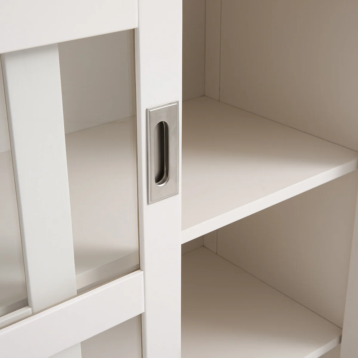 Lunja Sliding Door Double Bookcase – image 6