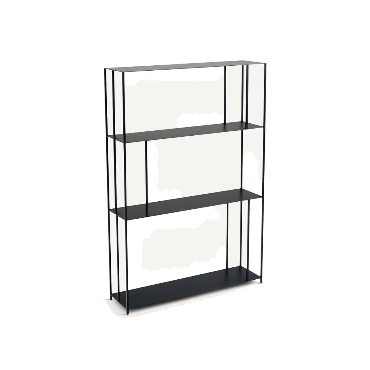 Parallel XS Slim Metal Bookcase, H117cm – image 1