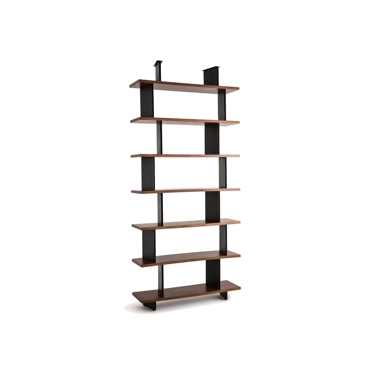 Laos Bookcase Space Divider in Walnut Veneer – image 1