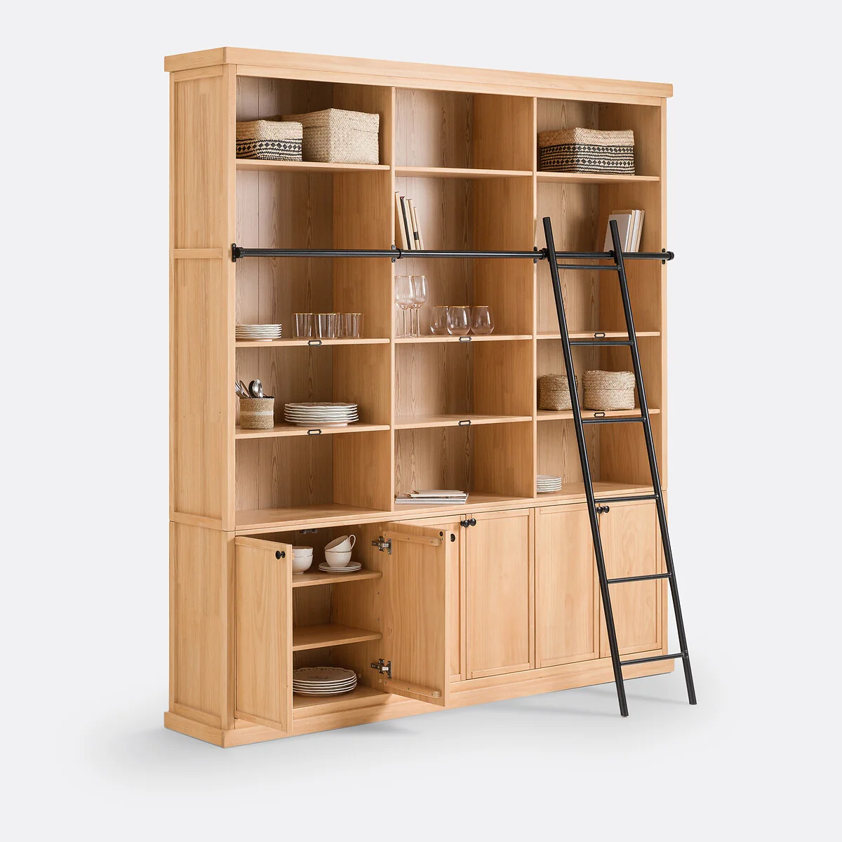 Dario Pine Ladder Bookcase – image 4