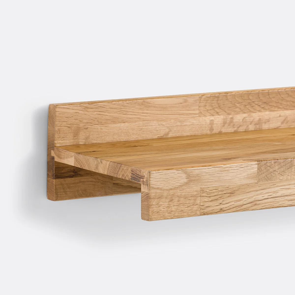 Hiba Wall Shelf in Solid Oak with Length 60cm – image 3