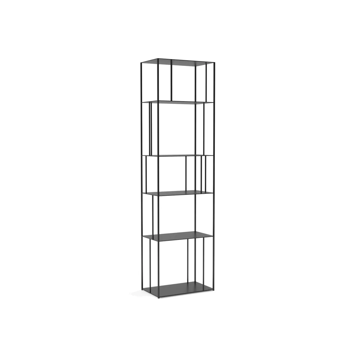Parallel Minimalist Metal Bookcase – image 1