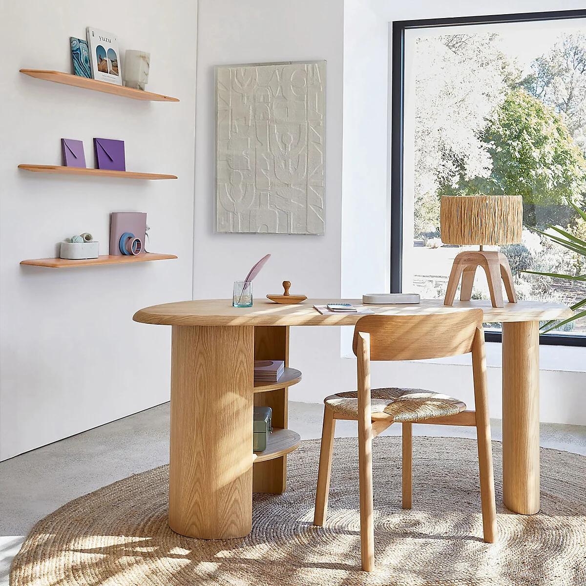 Jacobson Solid Oak Wall Shelf – image 2