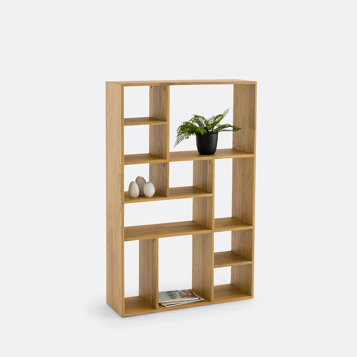 Rymo Asymmetric Oak Bookcase – image 2