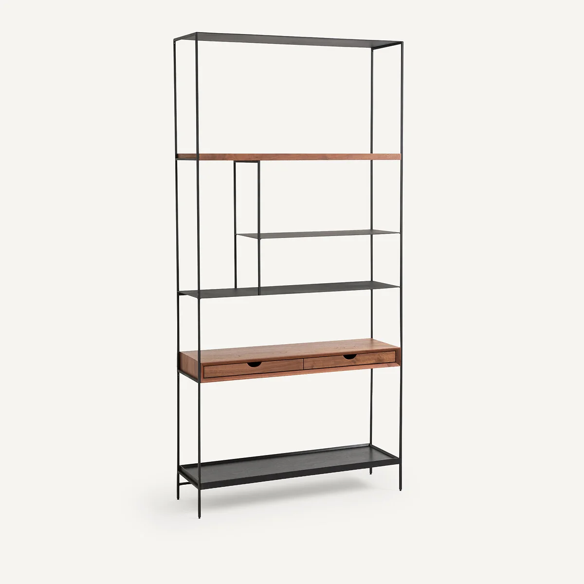 Tidder Walnut Shelving Unit – image 2