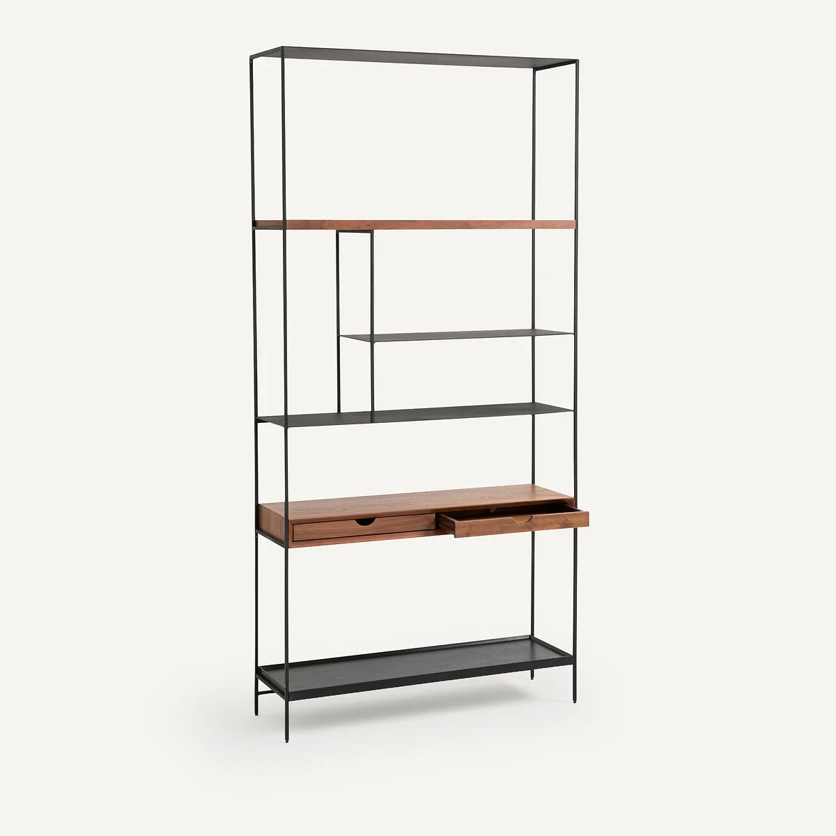 Tidder Walnut Shelving Unit – image 4