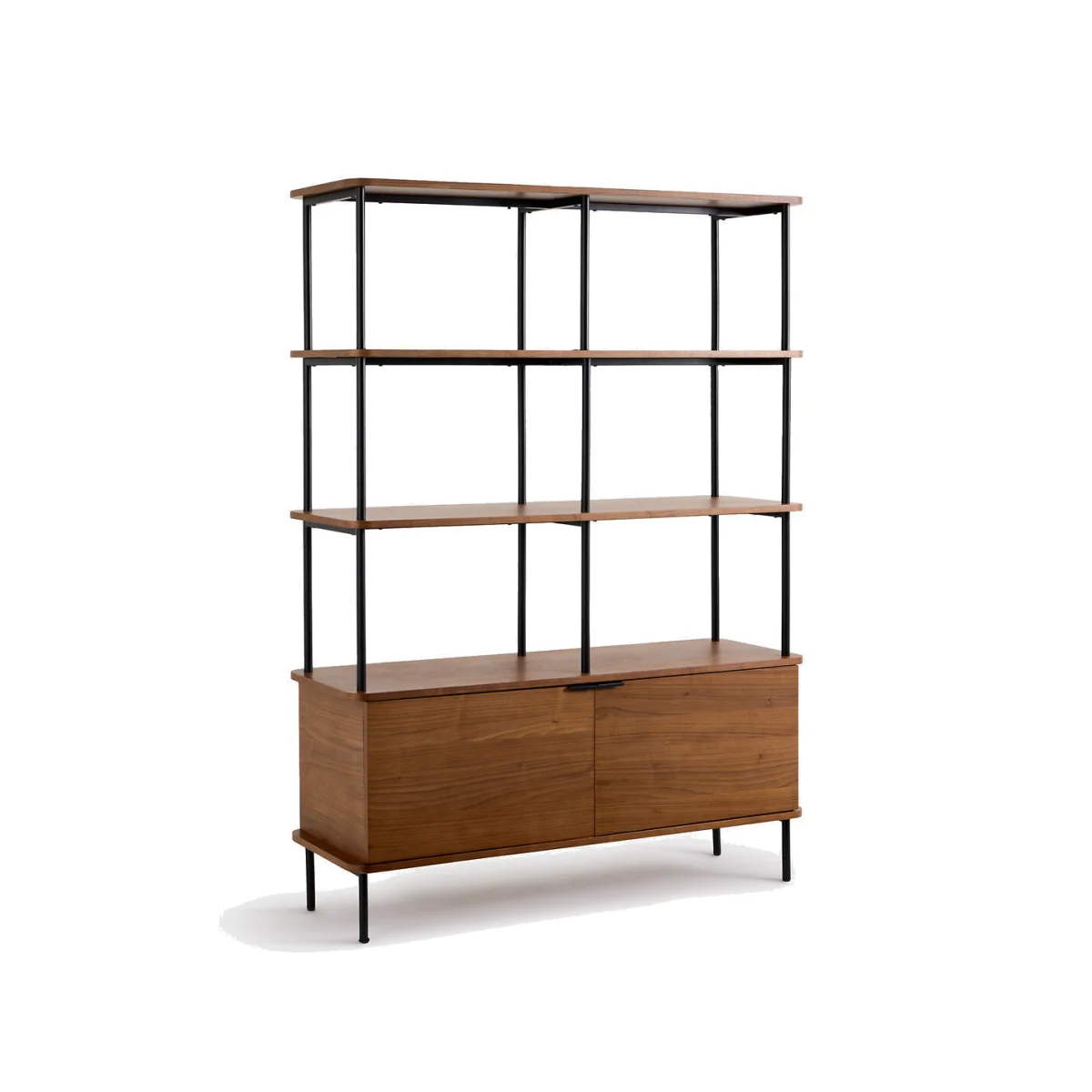 Kerrie Walnut Veneer Bookcase – image 1