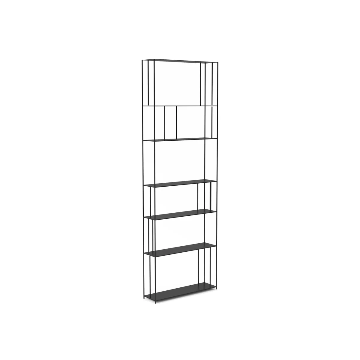 Parallel XL Slim Metal Bookcase, H240cm – image 1