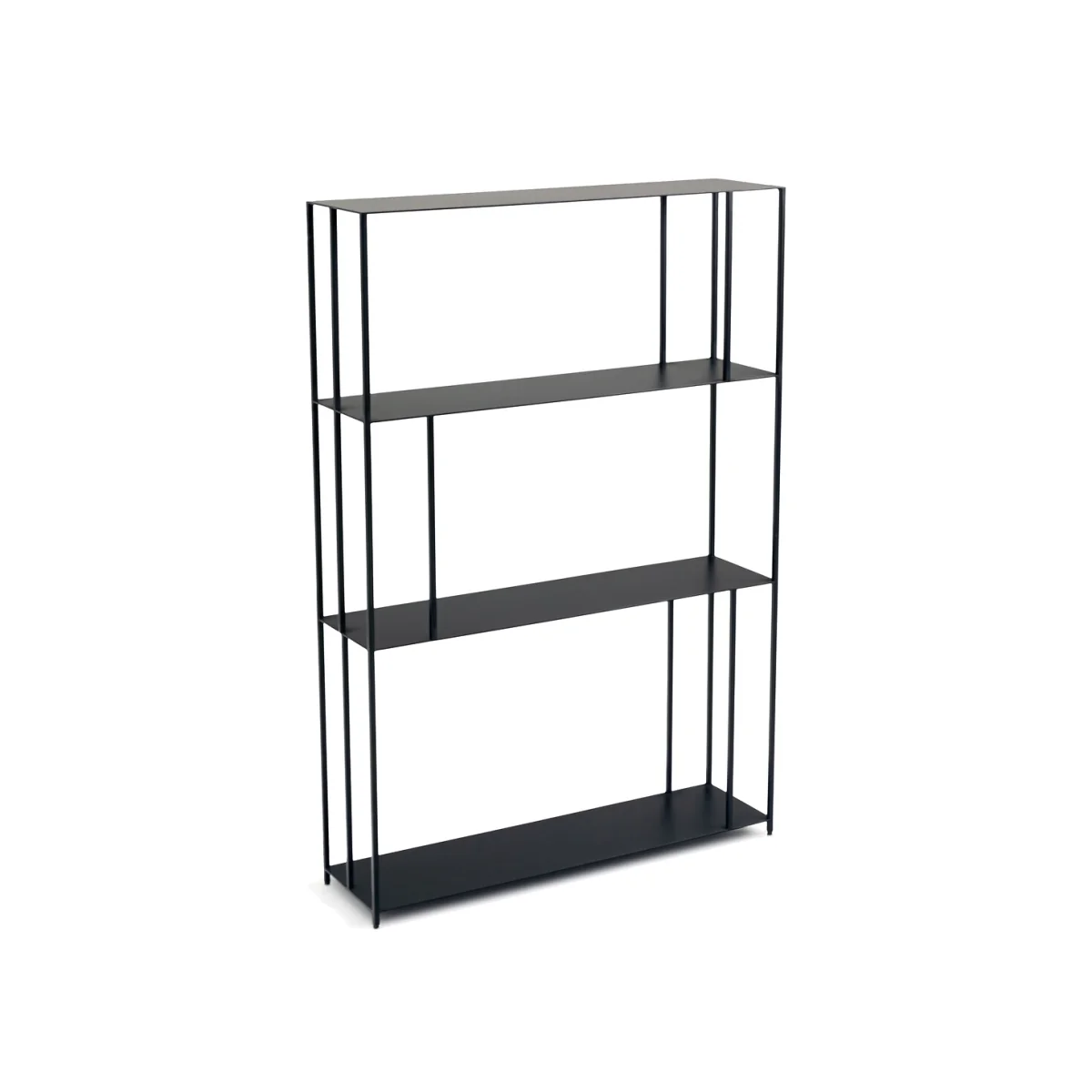 Parallel XS Slim Metal Bookcase, H117cm – image 1
