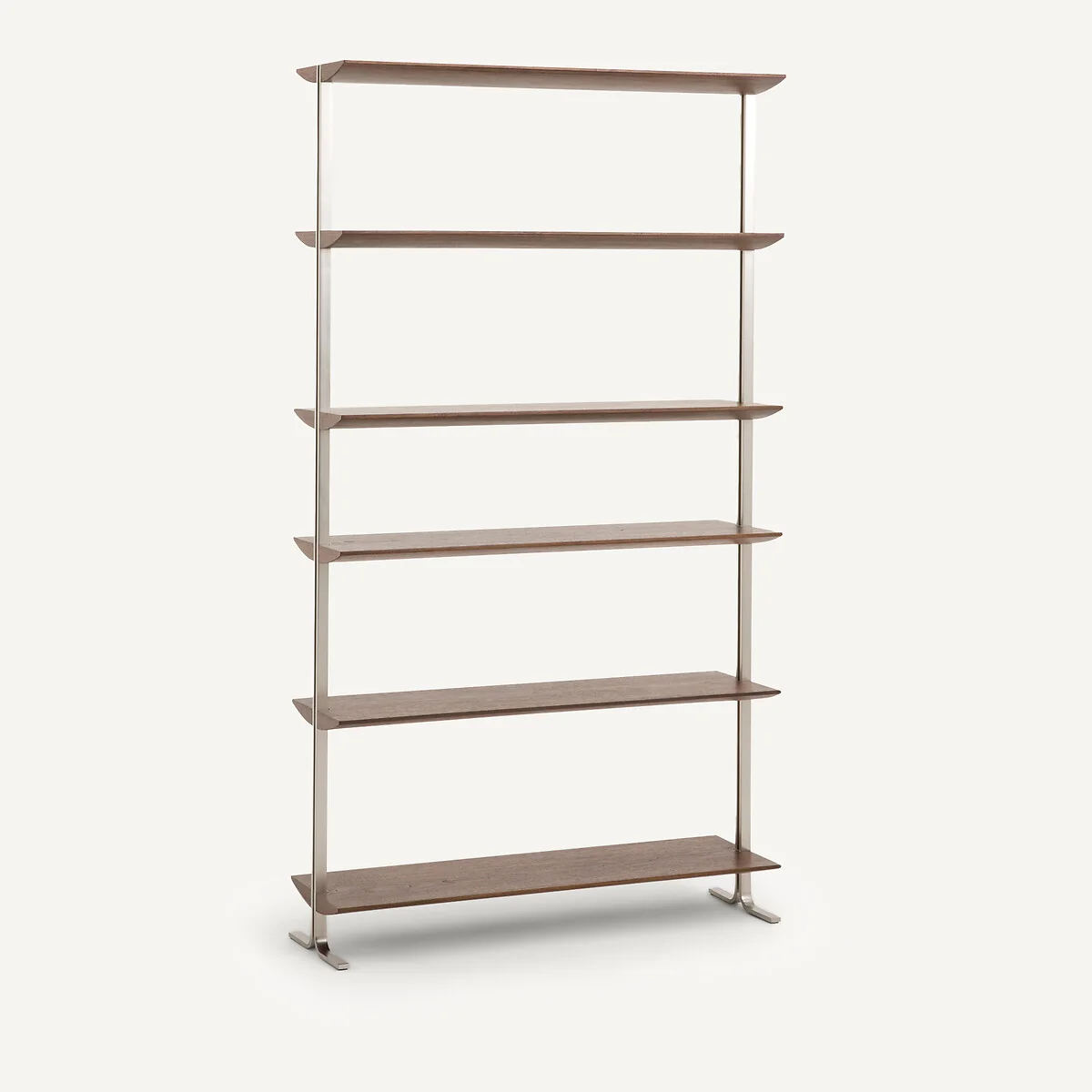 Livel L100cm Steel & Walnut Bookcase – image 2