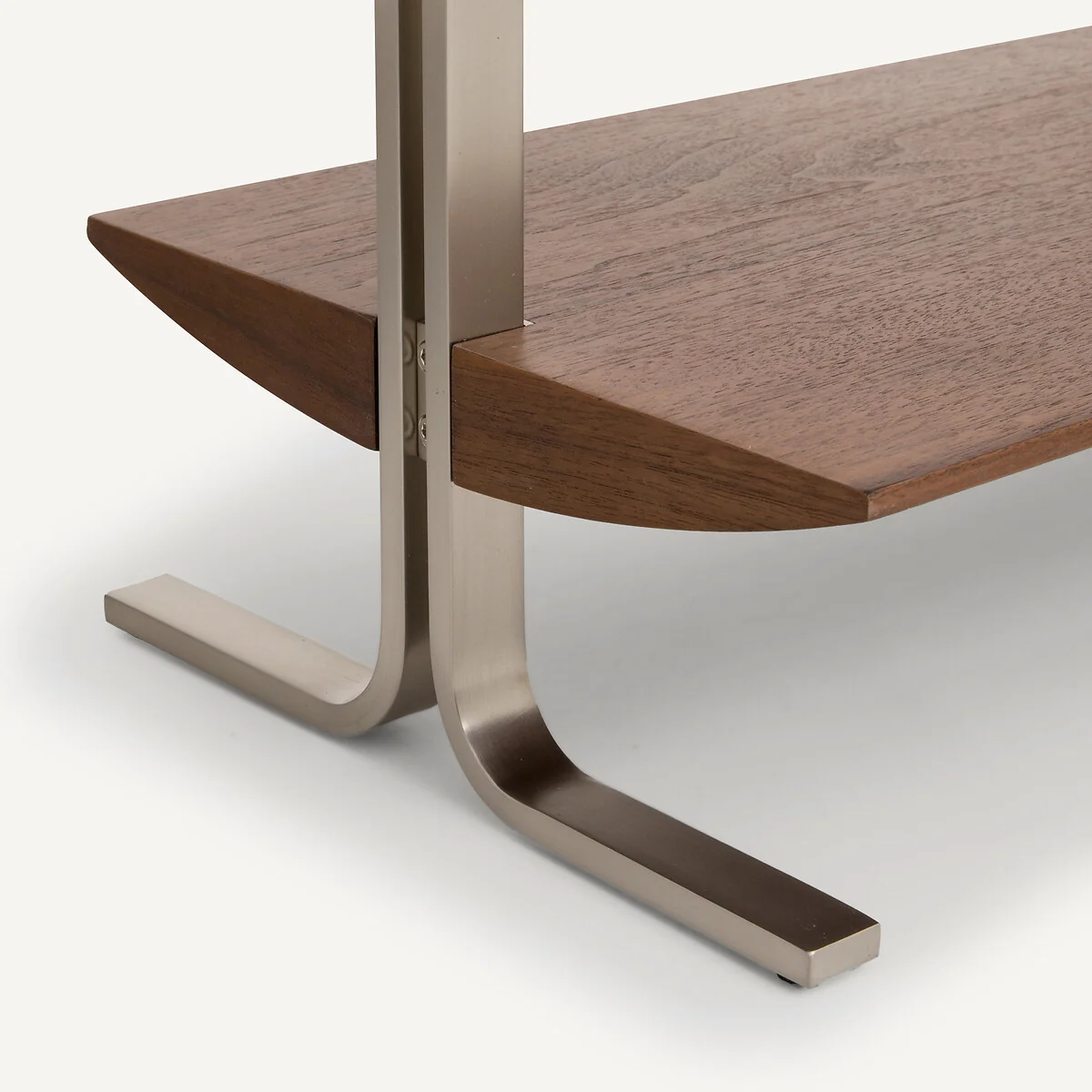 Livel L100cm Steel & Walnut Bookcase – image 6