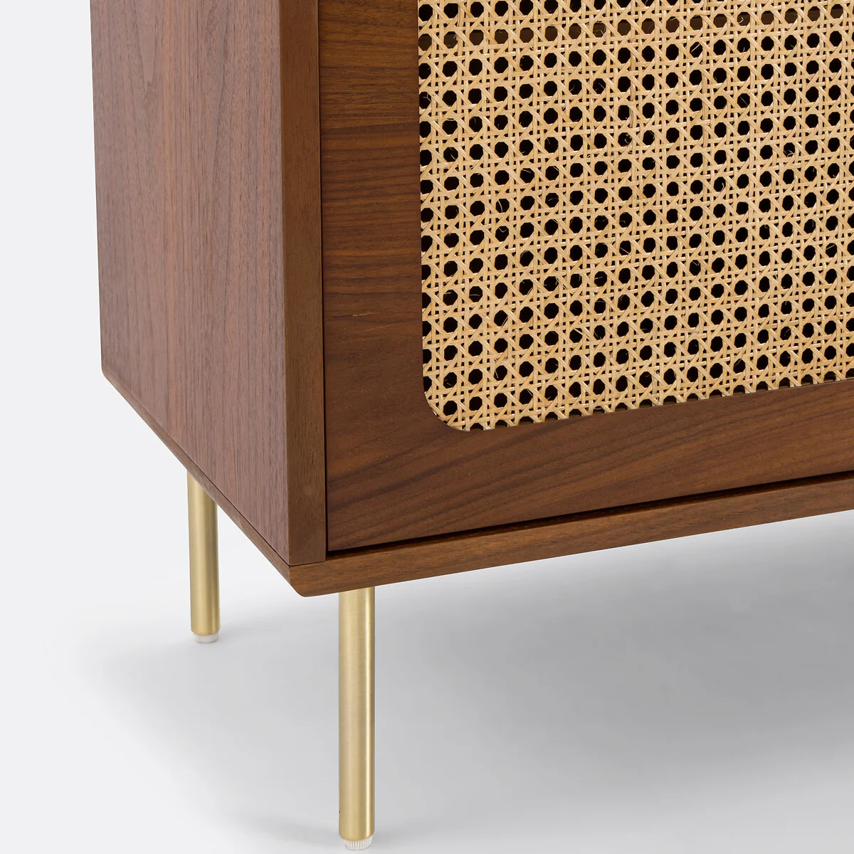Redpop Walnut & Cane Bookcase – image 6
